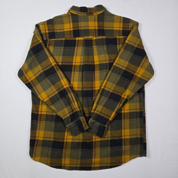 Red Head Brand Co Flannel Shirt L Plaid Button Up 100% Cotton Outdoor Workwear - Picture 6 of 13